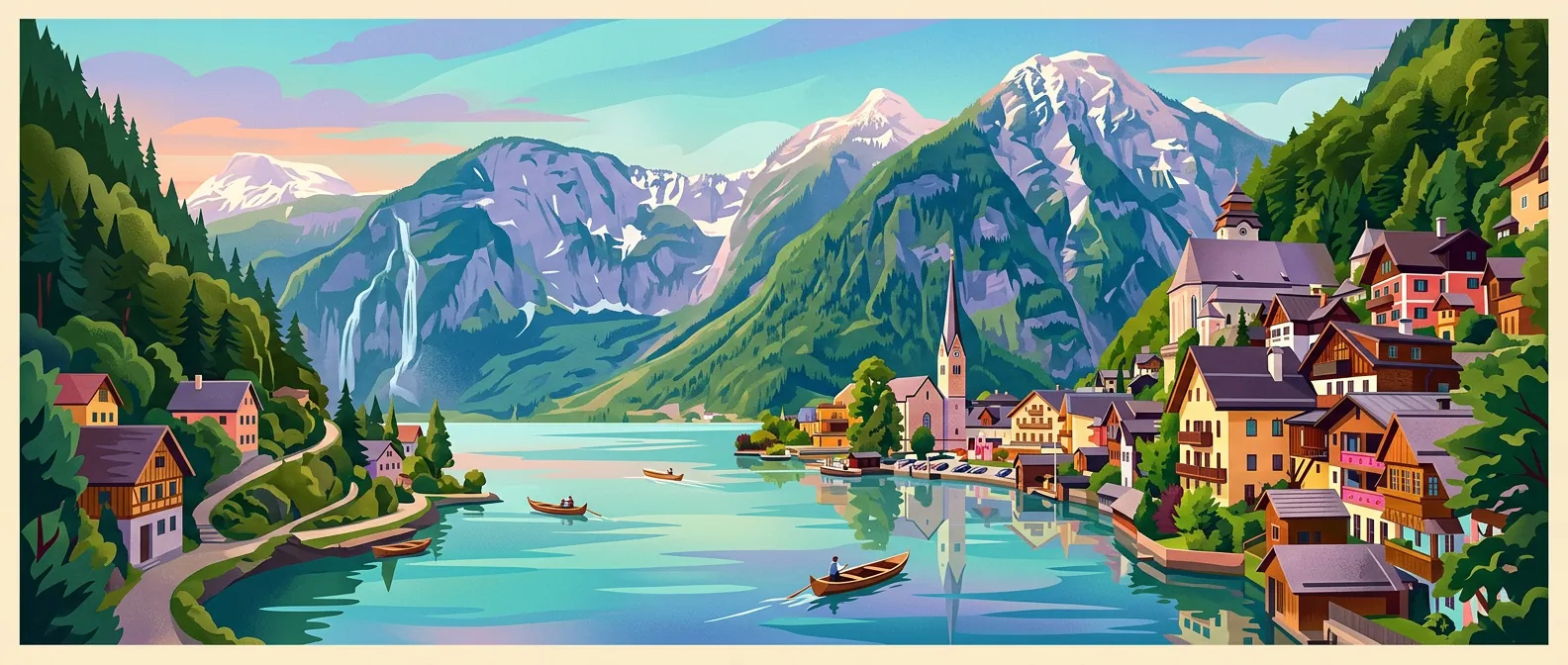 Landmarks and scenery of Austria
