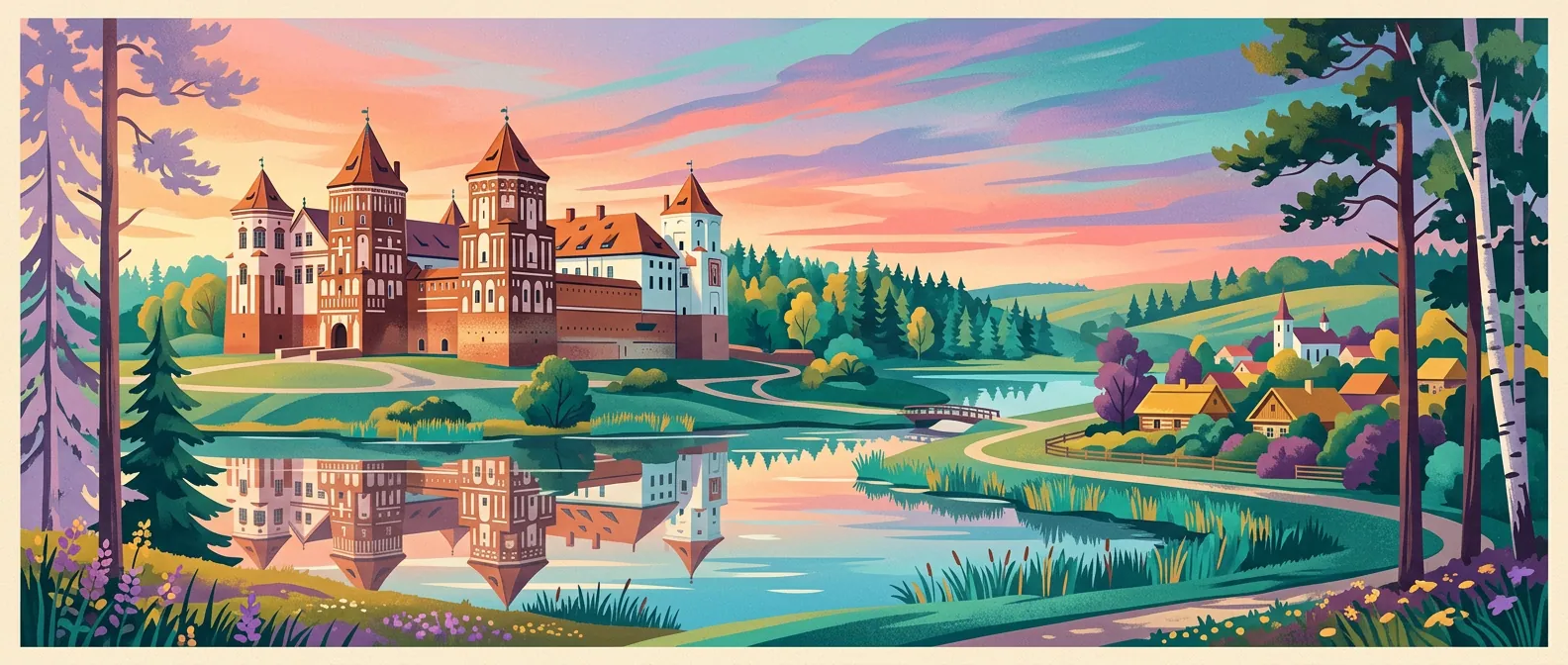 Landmarks and scenery of Belarus