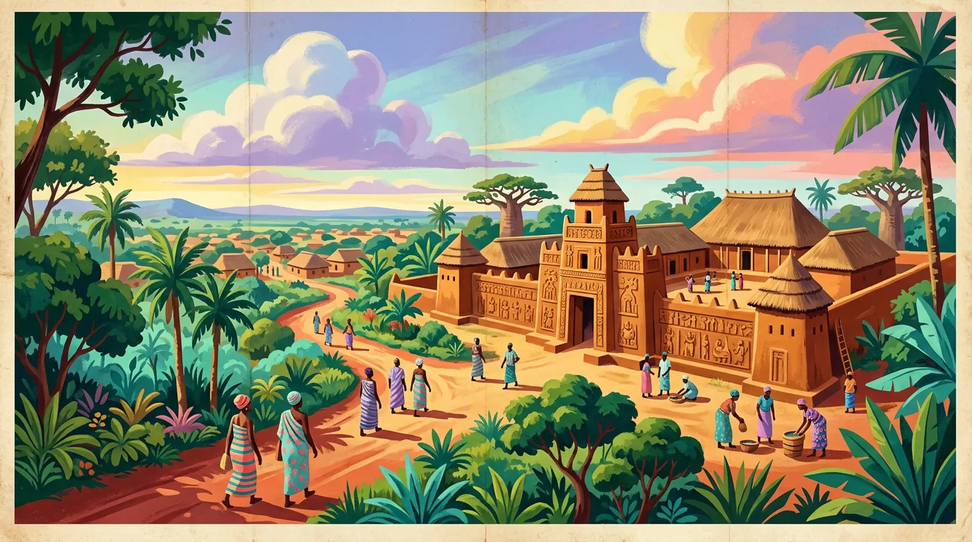 Landmarks and scenery of Benin