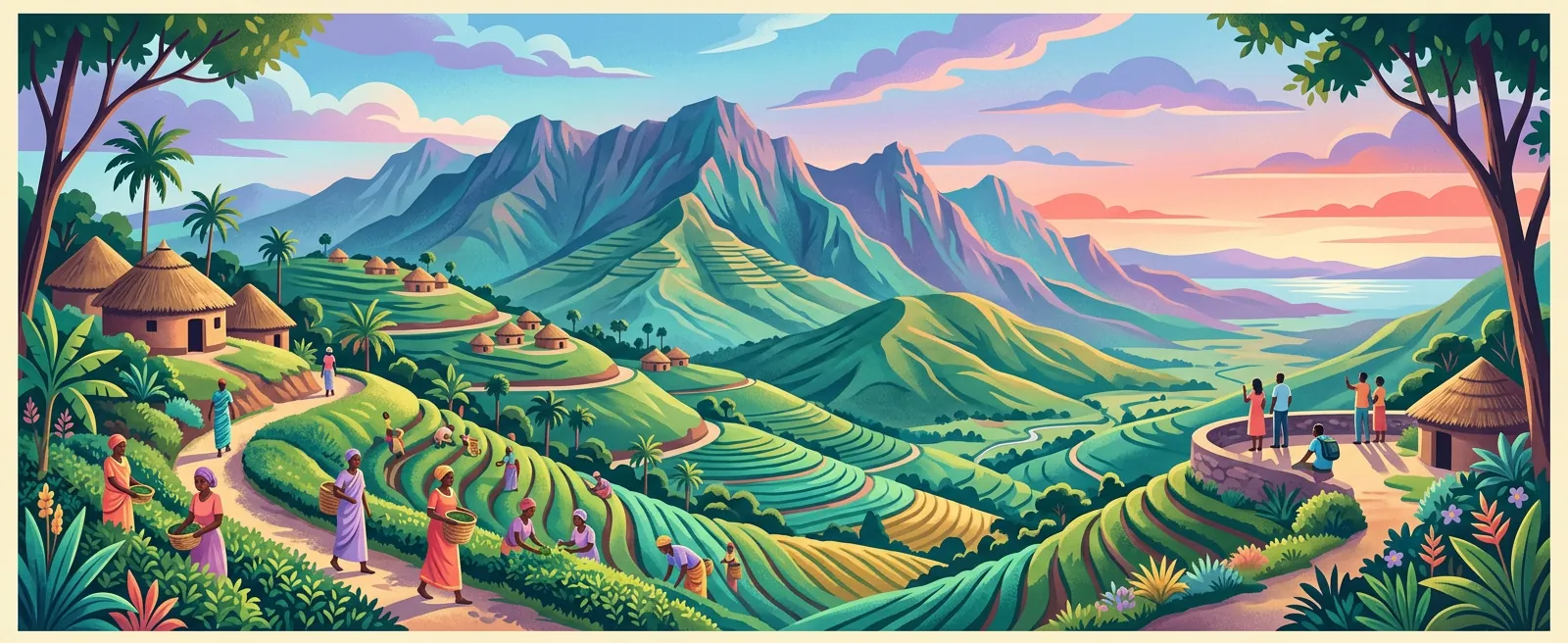 Landmarks and scenery of Burundi