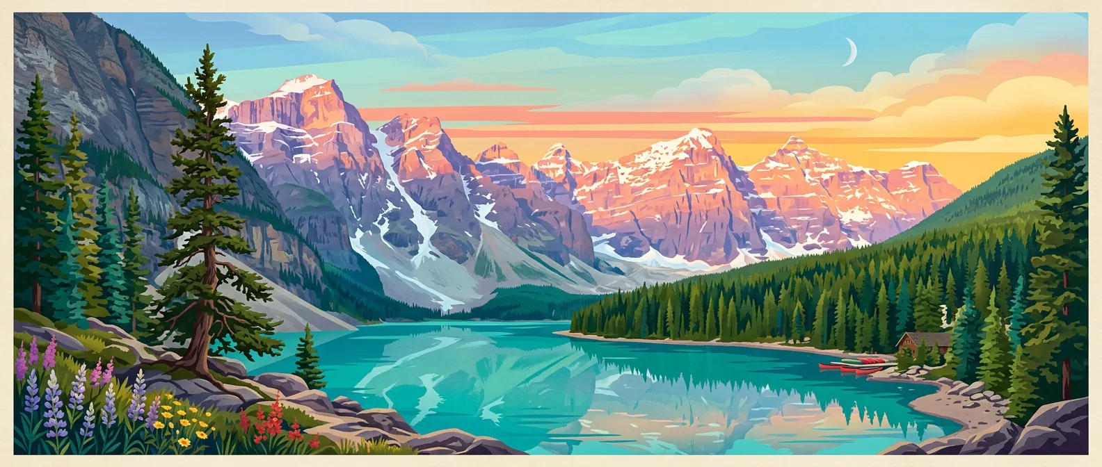 Landmarks and scenery of Canada