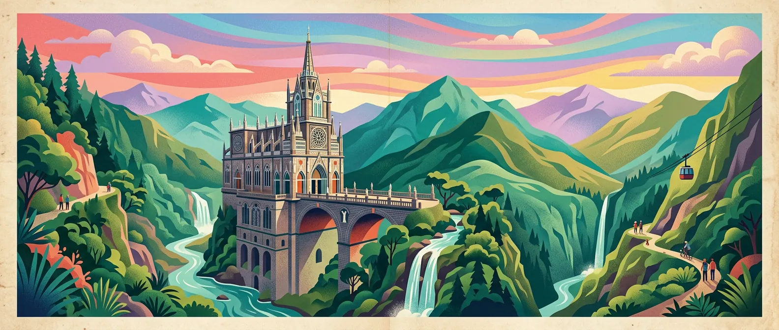 Landmarks and scenery of Colombia