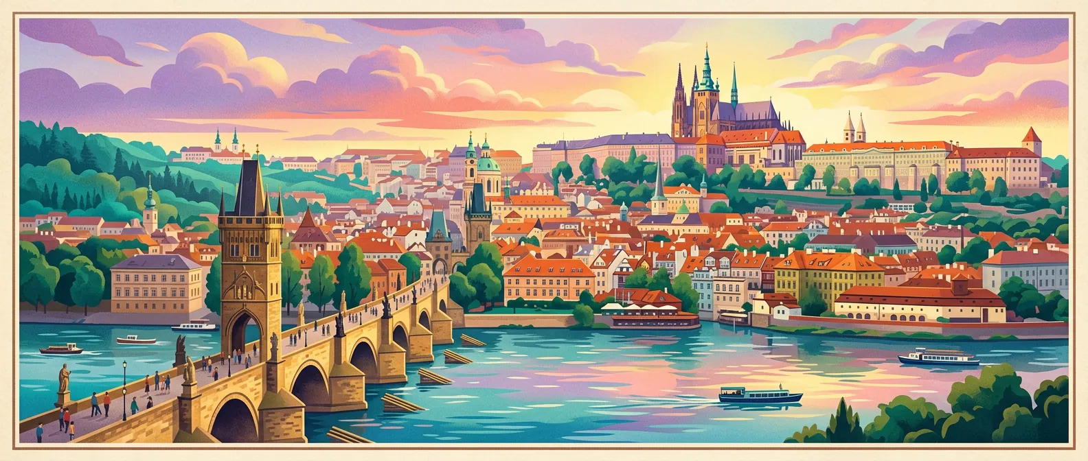 Landmarks and scenery of Czechia