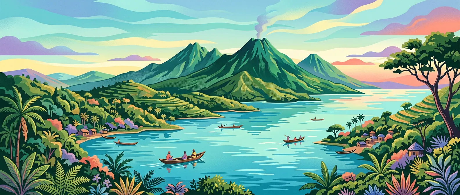 Landmarks and scenery of Democratic Republic of the Congo