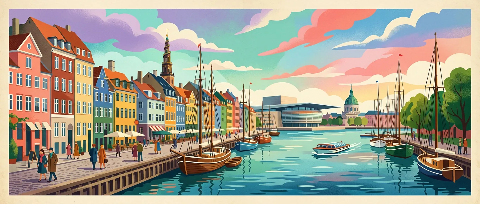Landmarks and scenery of Denmark