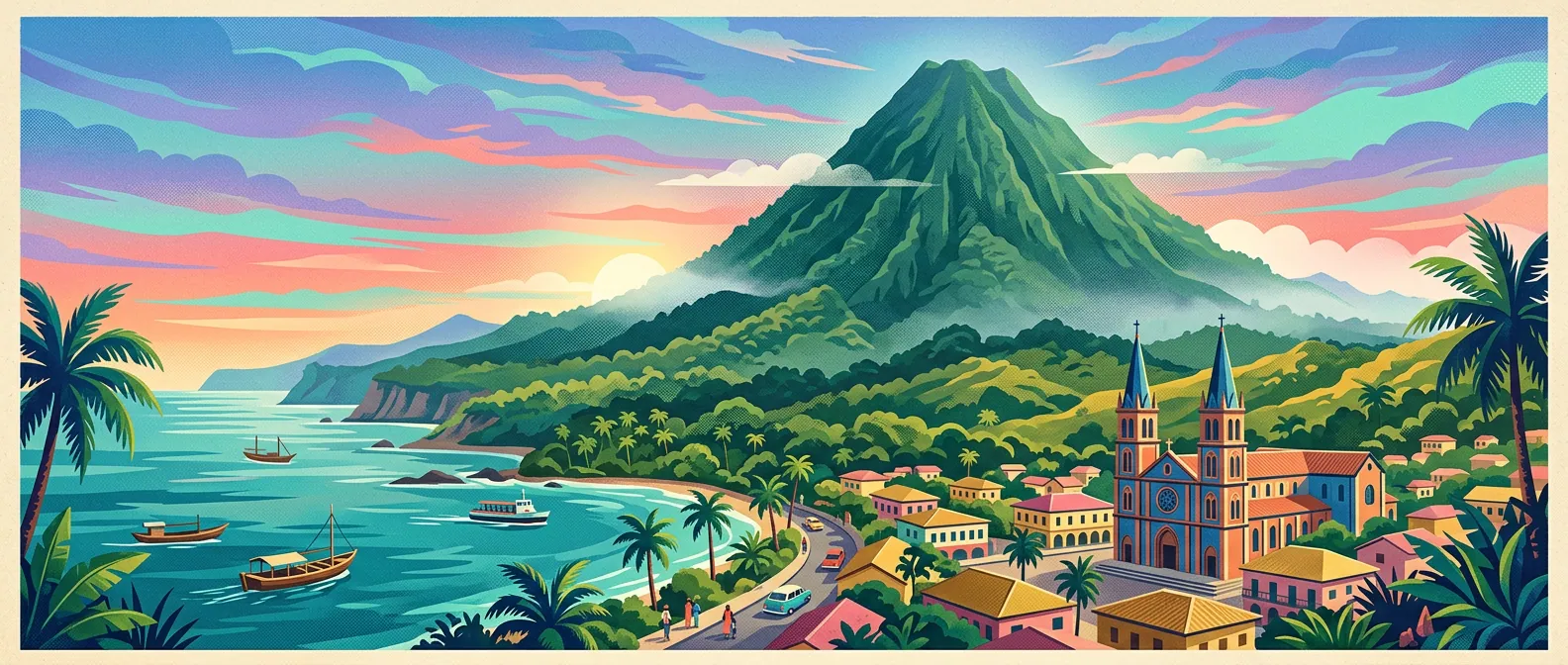 Landmarks and scenery of Equatorial Guinea
