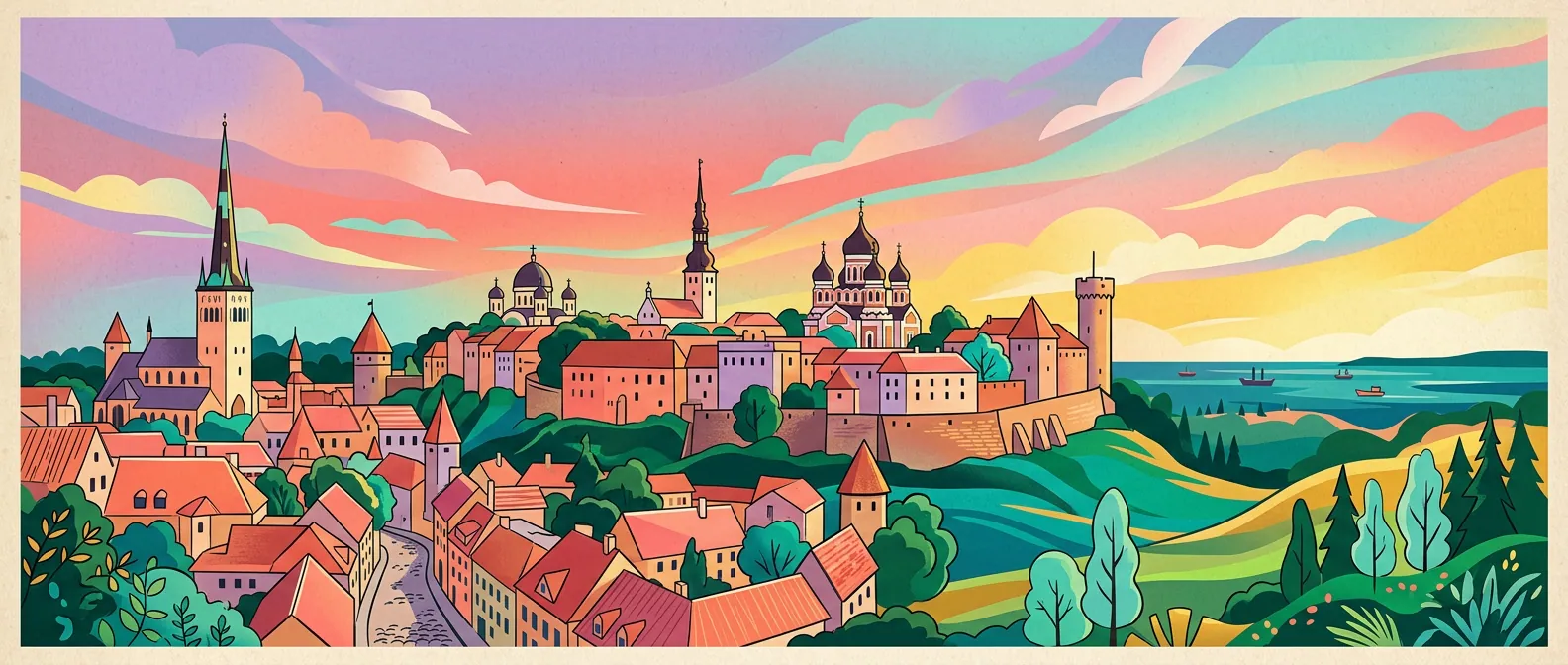 Landmarks and scenery of Estonia