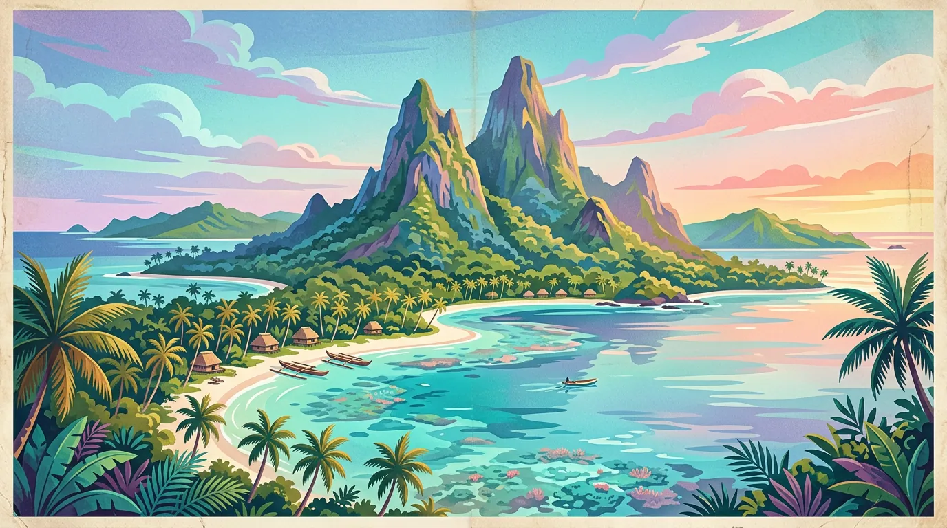 Landmarks and scenery of Fiji