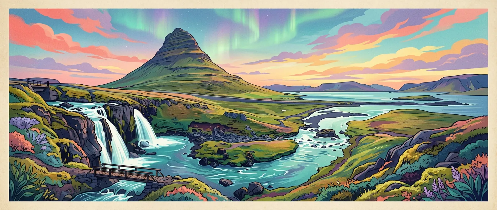 Landmarks and scenery of Iceland