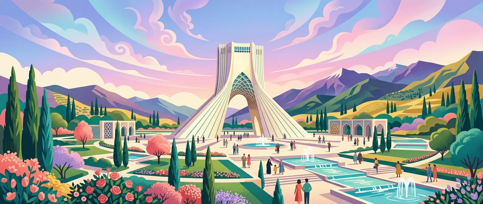 Landmarks and scenery of Iran