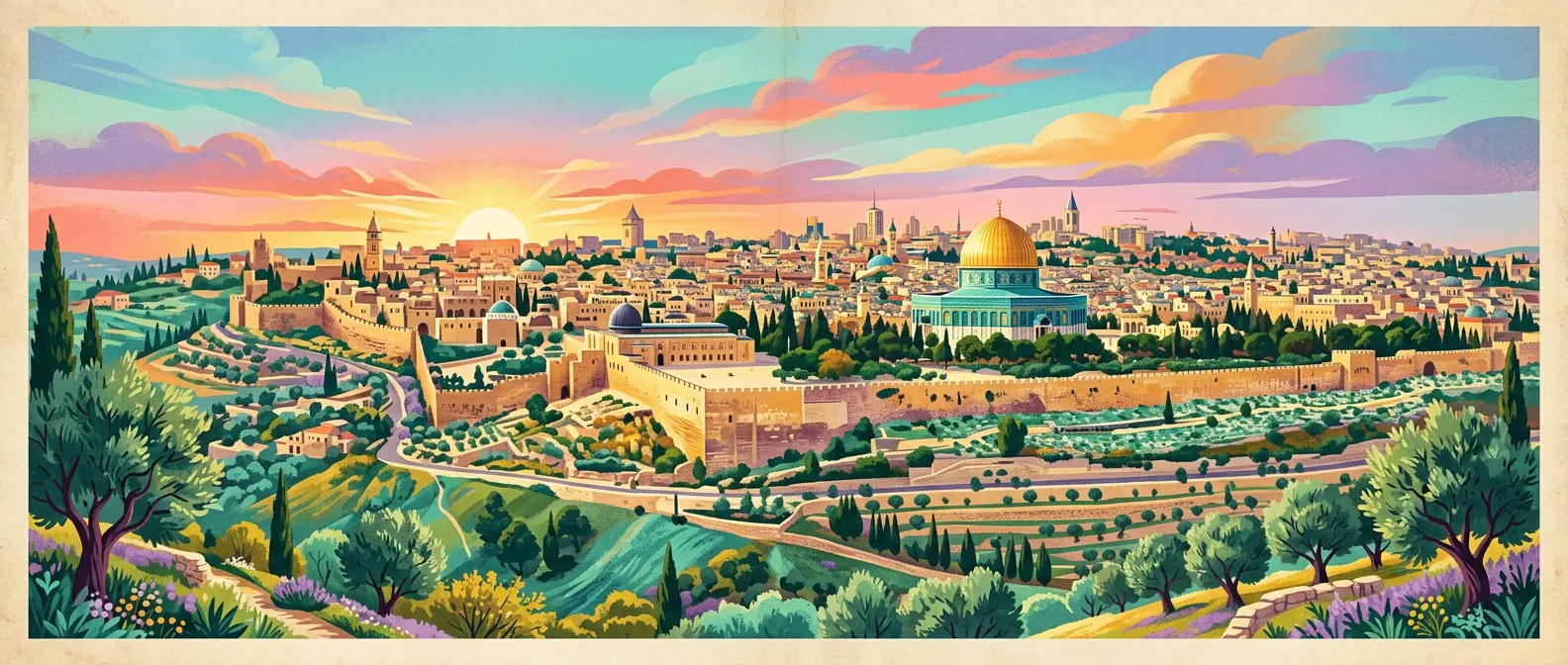 Landmarks and scenery of Israel