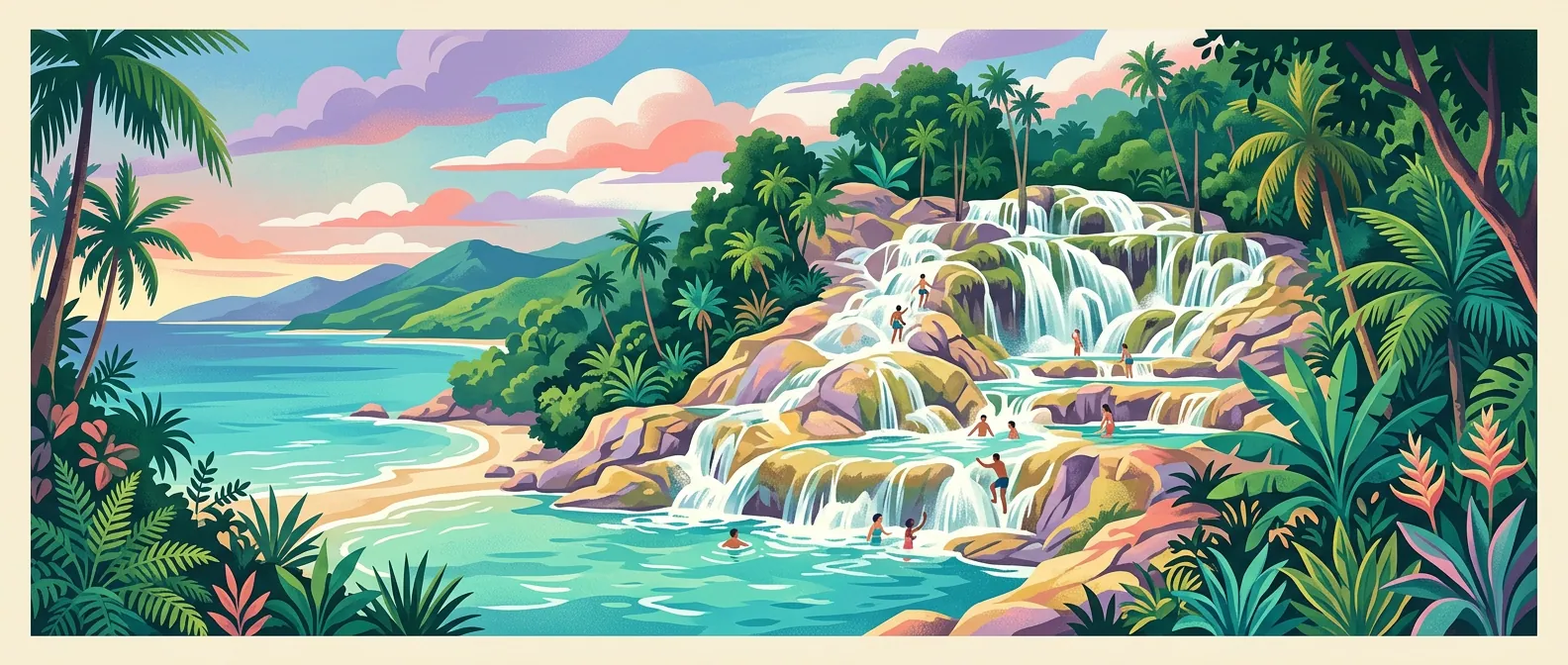 Landmarks and scenery of Jamaica