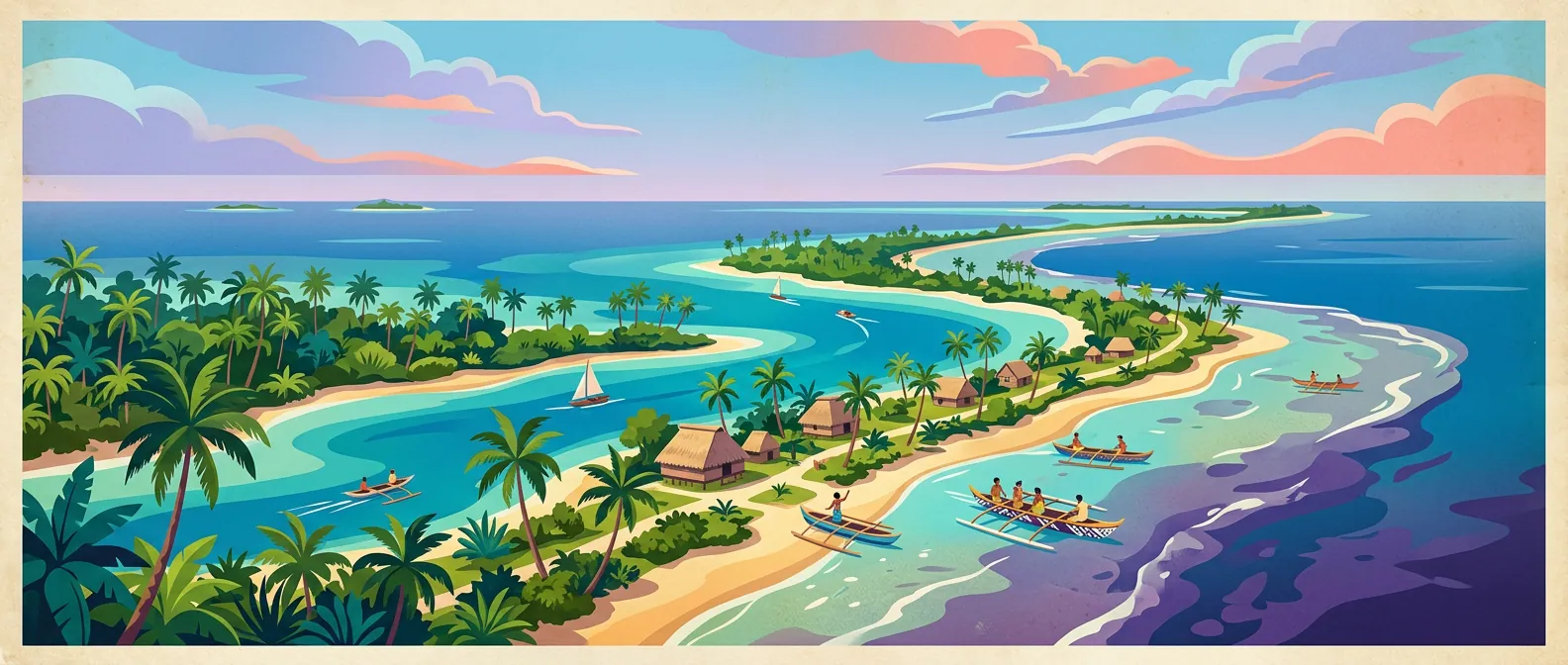 Landmarks and scenery of Marshall Islands