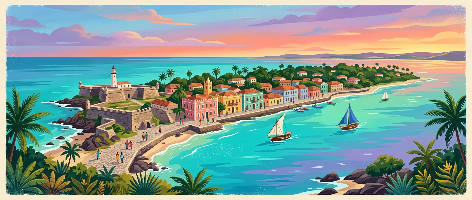 Landmarks and scenery of Mozambique