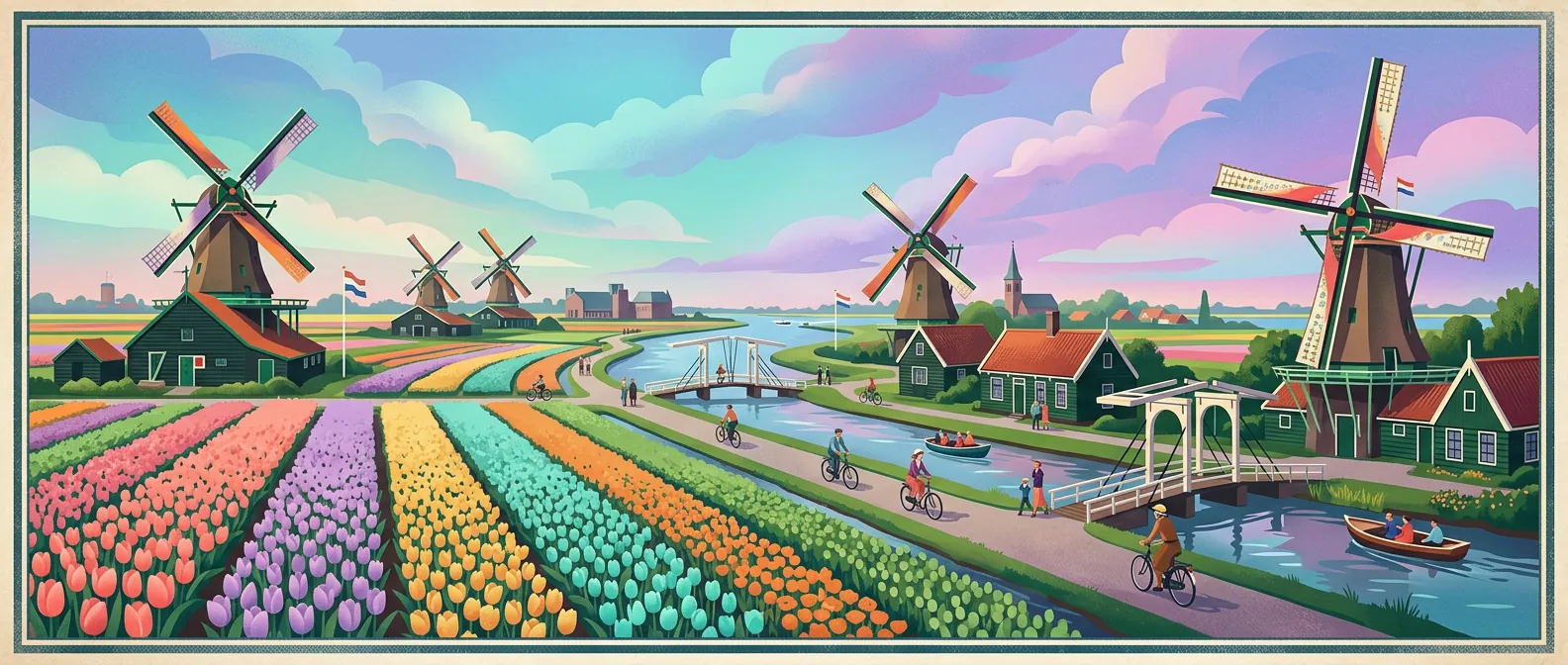 Landmarks and scenery of Netherlands