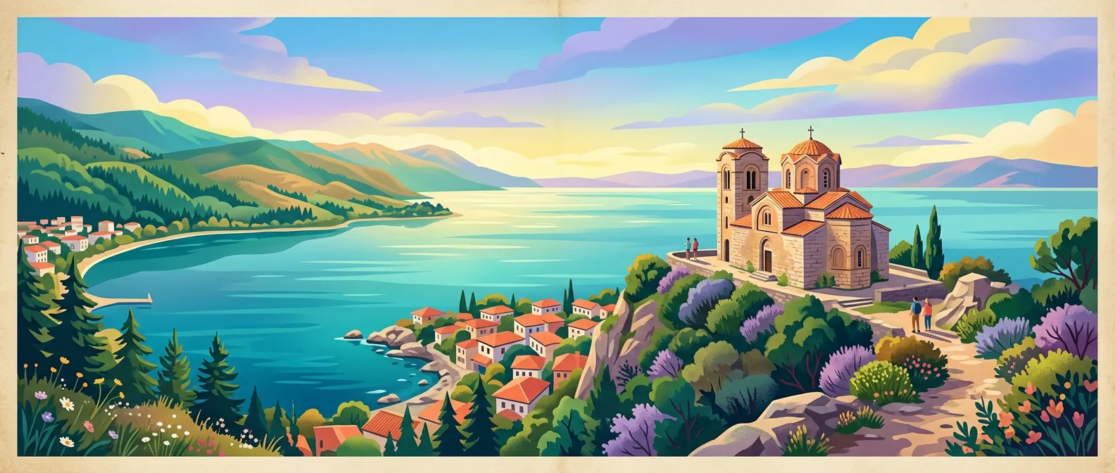 Landmarks and scenery of North Macedonia