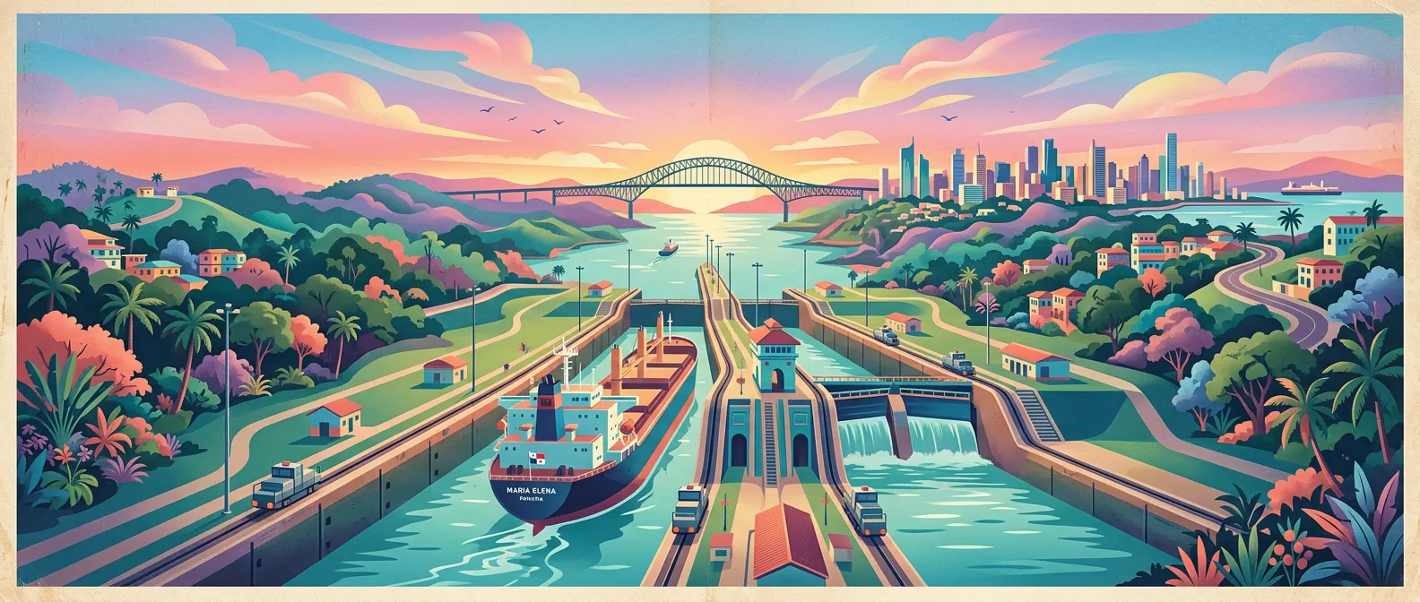 Landmarks and scenery of Panama