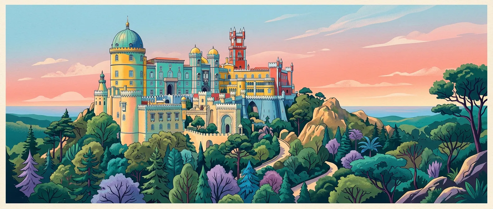 Landmarks and scenery of Portugal