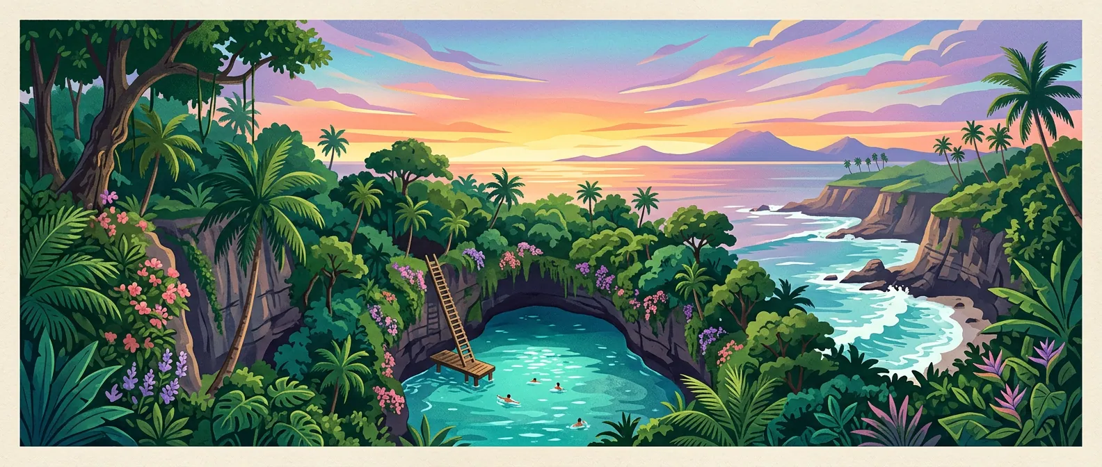 Landmarks and scenery of Samoa