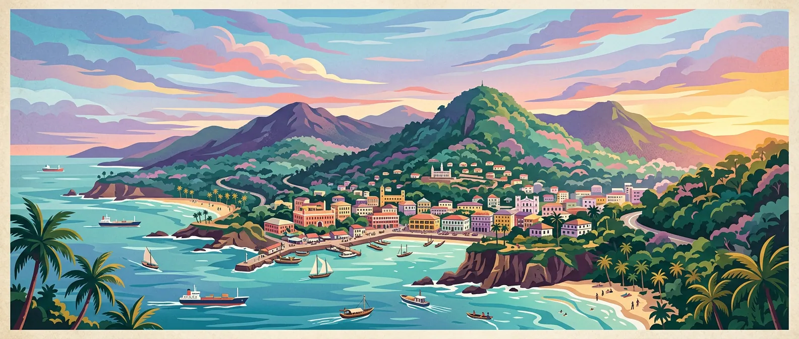 Landmarks and scenery of Sierra Leone