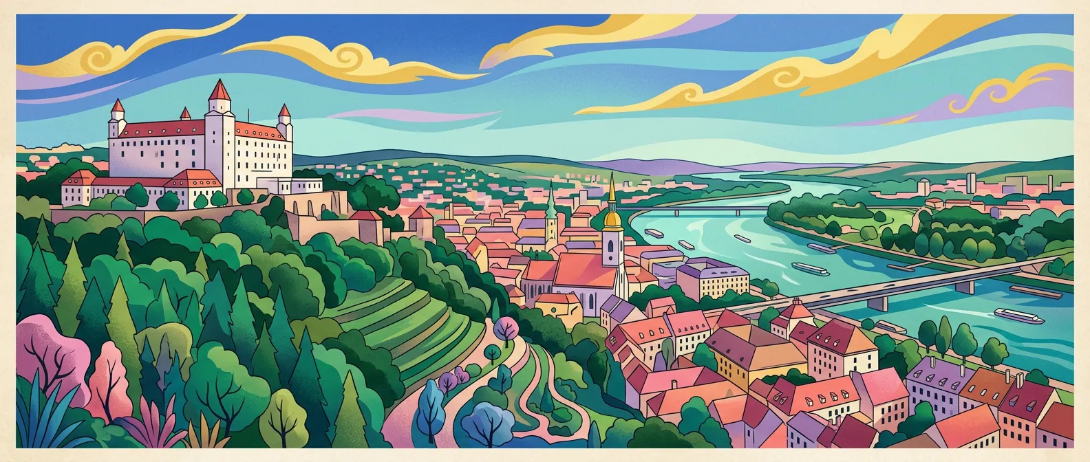 Landmarks and scenery of Slovakia