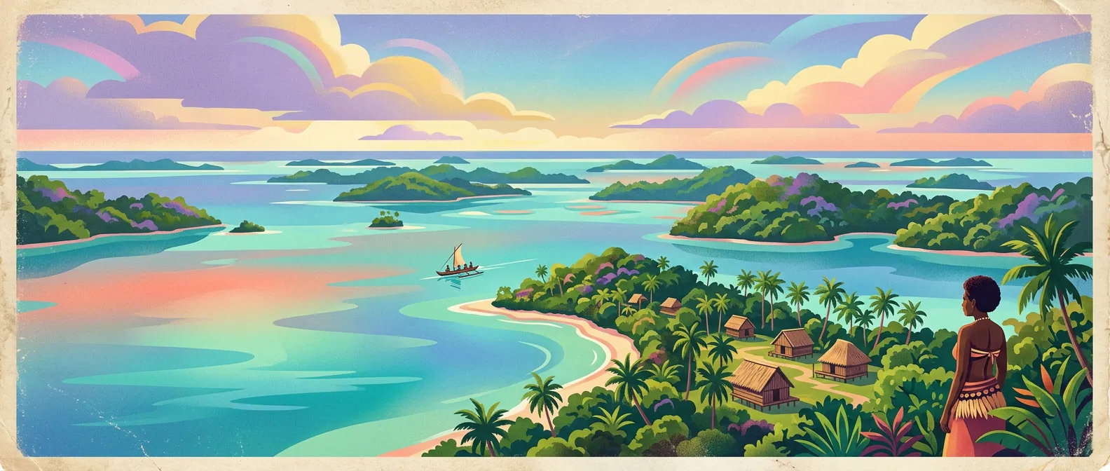 Landmarks and scenery of Solomon Islands