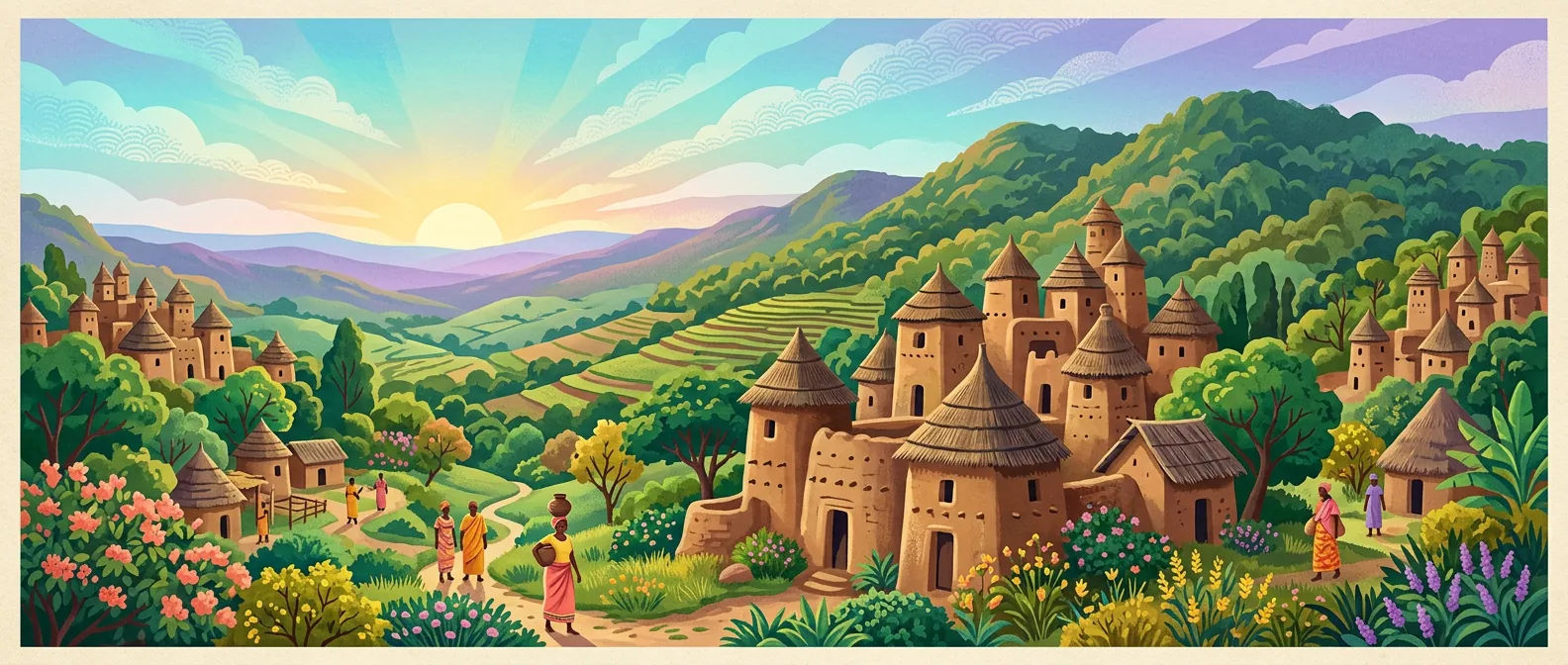 Landmarks and scenery of Togo