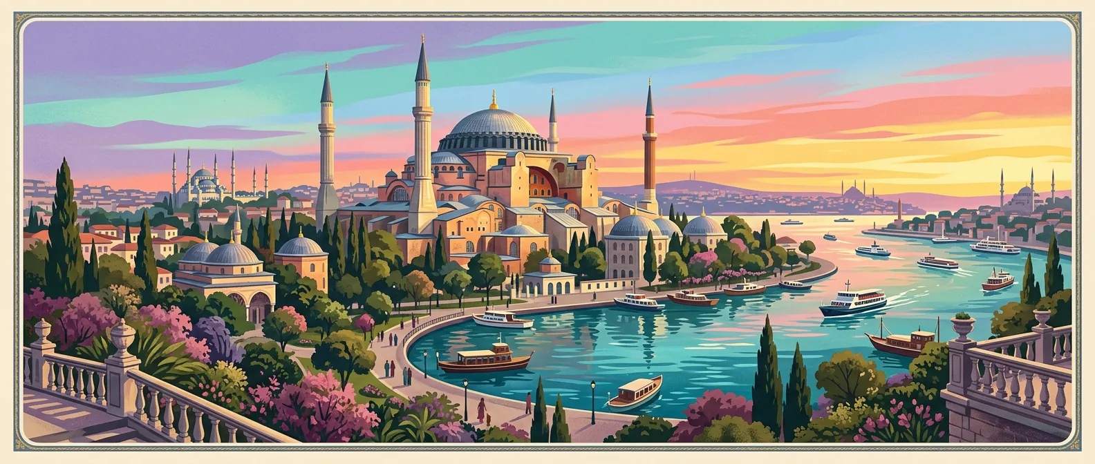 Landmarks and scenery of Turkey