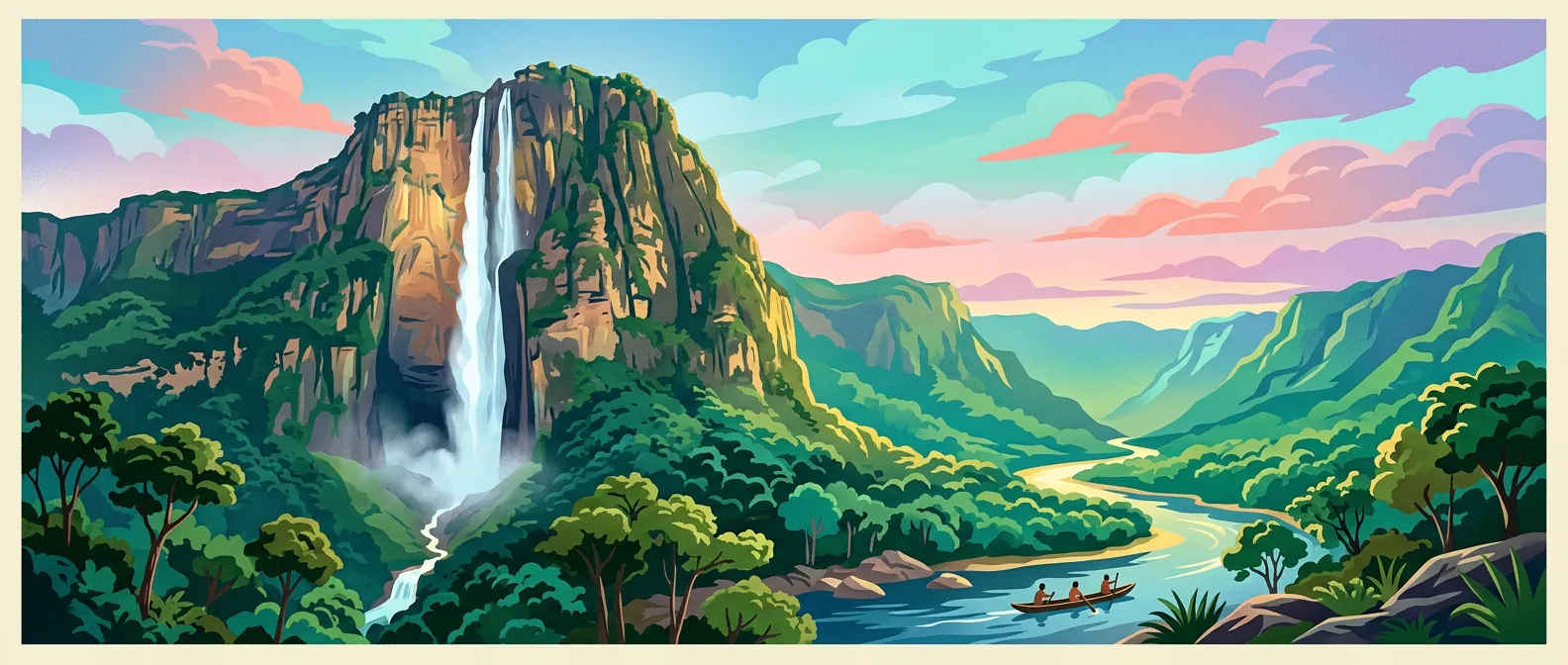 Landmarks and scenery of Venezuela