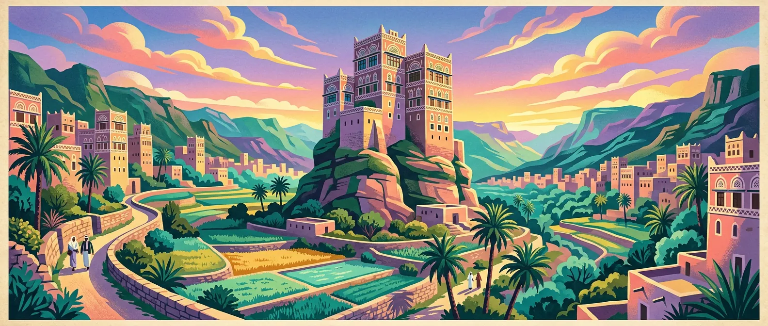 Landmarks and scenery of Yemen